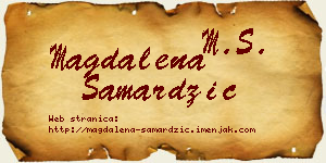 Magdalena Samardžić vizit kartica